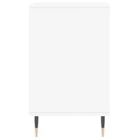 Schoenenkast 102x36x60 cm bewerkt hout wit - thumbnail