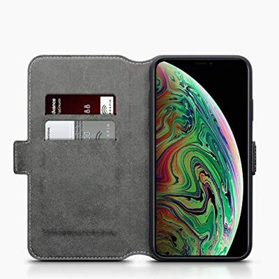 Qubits slim wallet hoes iPhone XS Max zwart Qubits slim wallet hoes iPhone XS Max zwart