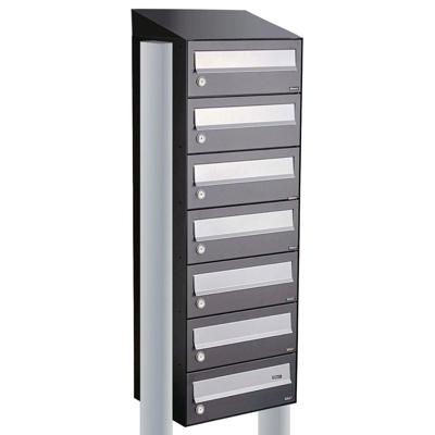 Allux Hive Set 1-Breed, 7-Hoog Met Dak Op Statief Antraciet - 40030065_1x7ds Allux Hive Set 1-Breed, 7-Hoog Met Dak Op Statief Antraciet - 40030065_1x7ds