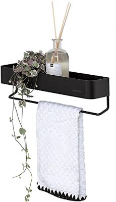 Wandrek met handdoekrek Sealskin Brix 35 cm Zwart