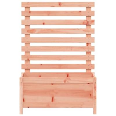 VidaXL Plantenbak met rek 79x39,5x114 cm massief douglashout