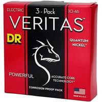 DR Strings VTE-10-3PK Veritas 3 sets 10-46 snaren voor elektrische gitaar - thumbnail