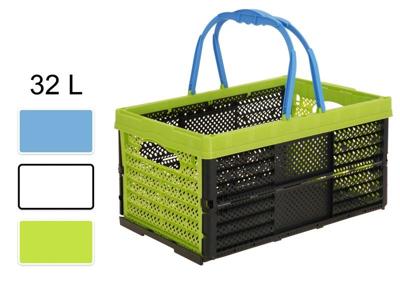 Vouwkrat met draadbeugels 32 liter