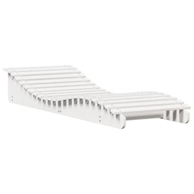 Ligbed 205x70x31,5 cm massief grenenhout wit