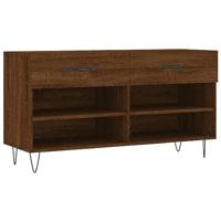 Schoenenbank 102x35x55 cm bewerkt hout sonoma eikenkleurig - thumbnail