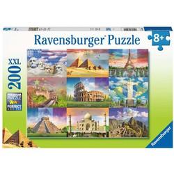 Puzzel Ravensburger 13290 XXL Monumentos del mundo 200 Onderdelen