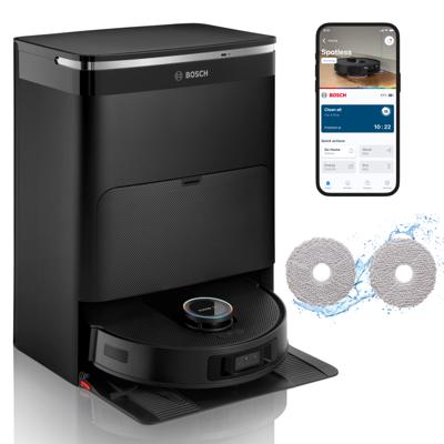 Bosch BCRDW3BX Robot stofzuiger Zwart