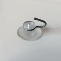 Zuignap transp 30 mm met haak 100 stuks - thumbnail