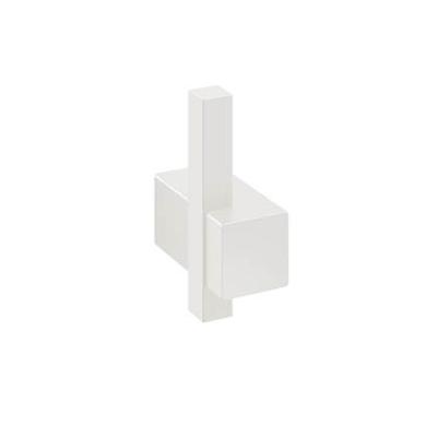 Zack Carvo Handdoekhaak - 7x5cm - enkel - wit 40813