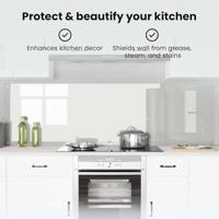VidaXL Keuken achterwand 2 pcs doorzichtig 100 x 60 cm gehard glas - thumbnail