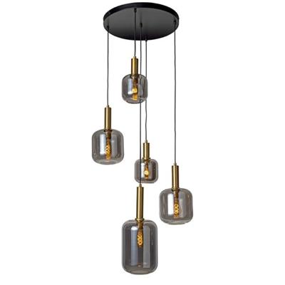 Lucide JOANET - Hanglamp - Ø 66 cm - 2xE27 - Fumé