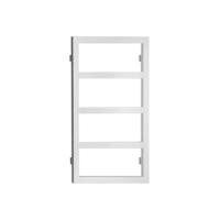 Designradiator Sapho Denali 55x90.4 cm 292W Wit Sapho - thumbnail