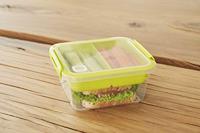 Rotho Memory Lunchbox Snack To Go 1L Horizon Blauw/Transparant - thumbnail