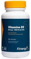Fittergy Vitamine D3 25mcg met zink 180 Tabletten - thumbnail