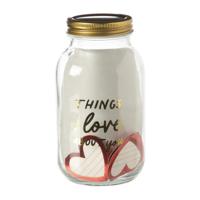 Pot things I love about you - ø9.8x17.5 cm - thumbnail