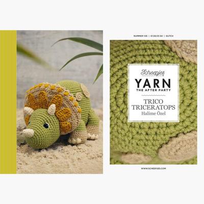 Haakpatroon boekje YARN The After Party nr 105 Trico Triceratops