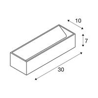 SLV Zwarte wandspotLogs In L - 1002842 - thumbnail