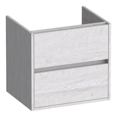 Brauer Adore - Onderkast - 60 cm - met 2 Softclose Lades Greeploos en 1 Sifon Uitsparing - Forest Seashell