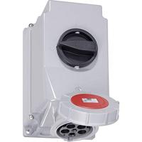 PCE 75352-6 CEE-wandcontactdoos 63 A 5-polig 400 V 1 stuk(s) - thumbnail