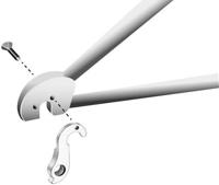 Union derailleurpad gh-105 met schroef m3x0.5 - thumbnail