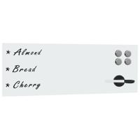 vidaXL Whiteboard voor aan de wand magnetisch 60x20 cm glas - thumbnail