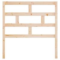 Hoofdbord 106x4x100 cm massief grenenhout - thumbnail