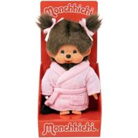 Monchhichi Pluche - BANDAI - Roze Badjas - 20 cm - thumbnail