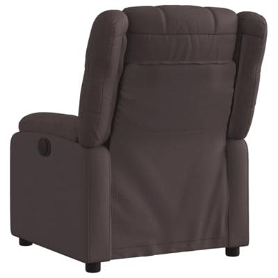 Fauteuil verstelbaar stof donkerbruin Fauteuil verstelbaar stof donkerbruin