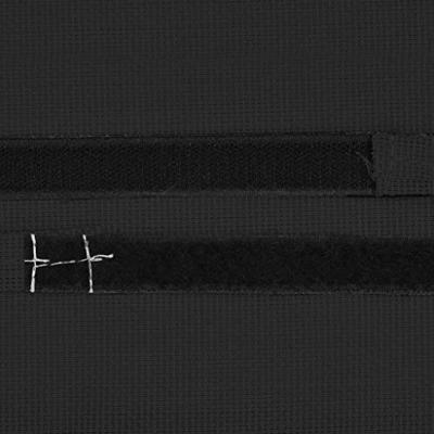 VidaXL Hoofdsteun voor ligstoel 40x7,5x15 cm textileen zwart