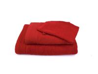 Budgetpakket badtextiel 450 gram Rood - 8 stuks - thumbnail