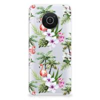 Nokia X10 | X20 | TPU Hoesje | Flamingo Palms - thumbnail