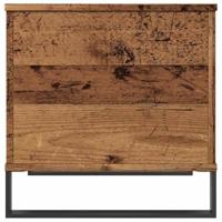 Salontafel 60x44,5x45 cm bewerkt hout oud houtkleurig - thumbnail