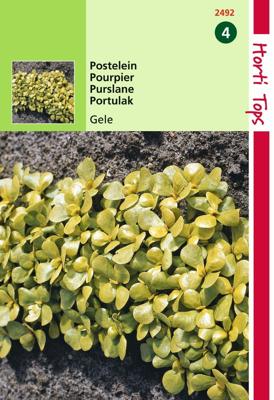 Zaden Postelein Breedbladige Gele Hortitops - Hortitops
