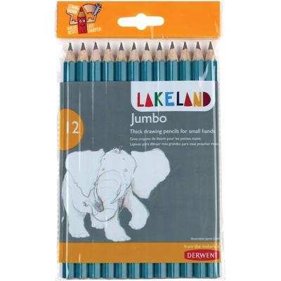 Potloden Derwent Lakeland jumbo HB blister à 12 stuks