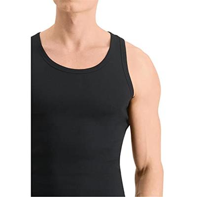 2-Pack heren hemden - Basic Tanktop - Katoenen onderhemd slim fit - Ronde hals - Zonder mouwen