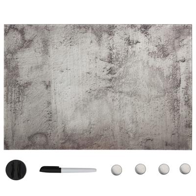VidaXL Magneetbord wandmontage 50x30 cm glas
