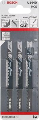 Bosch Accessories 2608630568 Decoupeerzaagblad U 144 D, Speed for Wood 3 stuk(s) Bosch Accessories 2608630568 Decoupeerzaagblad U 144 D, Speed for Wood 3 stuk(s)