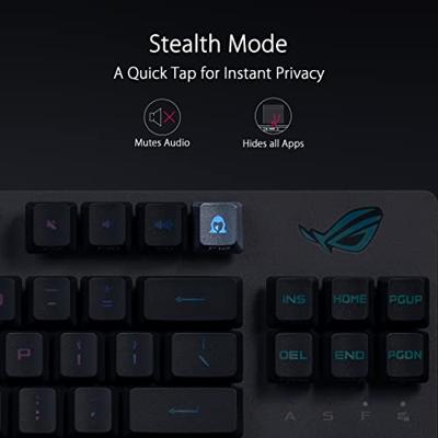Asus ROG Strix Scope RX TKL Wireless Deluxe Zwart Azerty Frans - thumbnail
