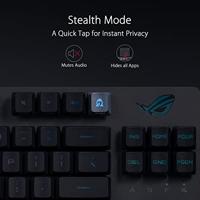 Asus ROG Strix Scope RX TKL Wireless Deluxe Zwart Azerty Frans - thumbnail
