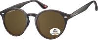 Zonnebril montana met bruin polar rond glas turtle - thumbnail