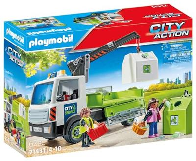 PLAYMOBIL City Action glasbak ophaaldienst 71431 - thumbnail
