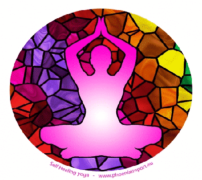 Raamsticker Self Healing Yoga