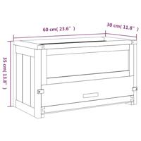 Hamsterkooi 60x30x35 cm massief vurenhout - thumbnail