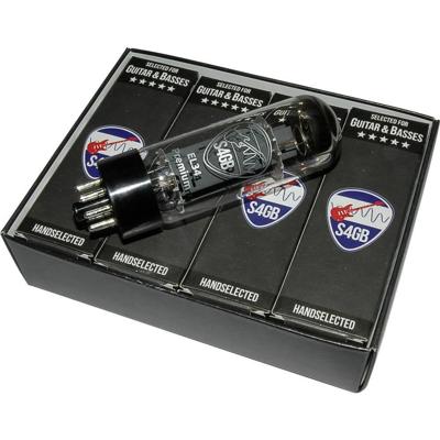 BTB Vertrieb EL34 S4GB Premium Elektronenbuis Matched Kwartet Geselecteerd voor Gitaren Eindpentode Aantal polen: 8 Fitting: Octal 4 stuk(s)