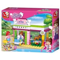 Sluban Pet Shop (Girl's Dream) bouwstenen set - thumbnail