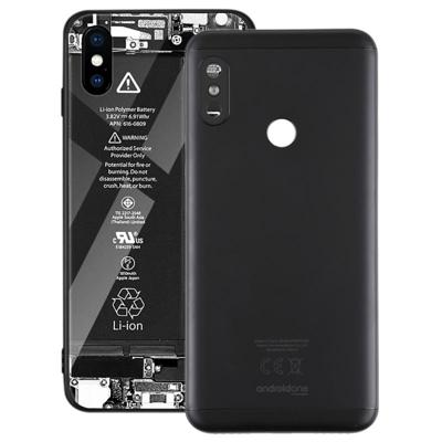 Achterste schutblad voor Xiaomi Redmi 6 Pro(Black)