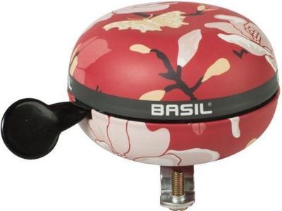 Basil B.V. Fietsbel ding-dong basil magonolia big bell ø80mm - poppy red Basil B.V. Fietsbel ding-dong basil magonolia big bell ø80mm - poppy red
