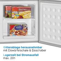 Bomann GB341.1 Vrieskast Energielabel: E (A - G) 31 l Staand apparaat Inox - thumbnail