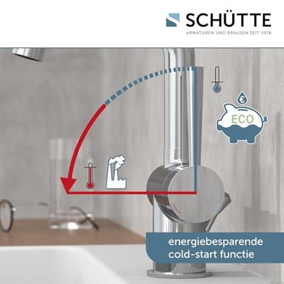 Wastafel Mengkraan Schutte Cornwall Zijdelingse Greep Chroom Schütte Wastafel Mengkraan Schutte Cornwall Zijdelingse Greep Chroom Schütte