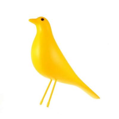 Hars ambachtelijke vogel beeldje Office ornamenten Home Decoratie accessoires (geel)